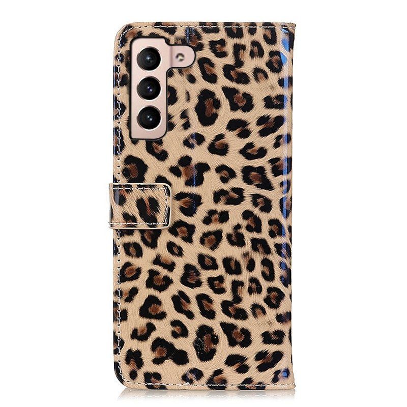 Fodral Samsung Galaxy S23 5G Leopardhudeffekt