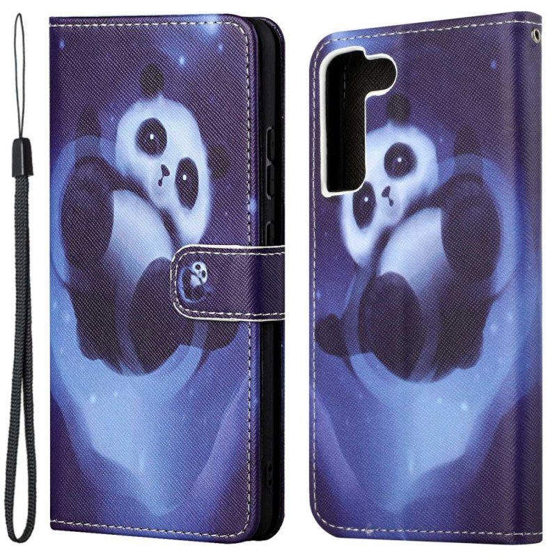 Fodral Samsung Galaxy S23 5G Med Kedjar Strappy Panda