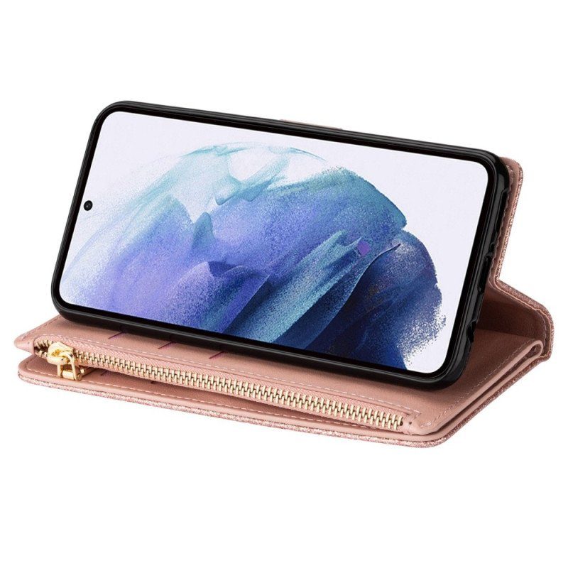 Fodral Samsung Galaxy S23 5G Plånboksfodral Plånbok Med Paljetter