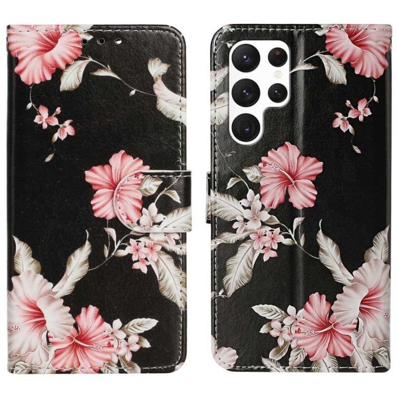 Fodral Samsung Galaxy S23 Ultra 5G Blommor