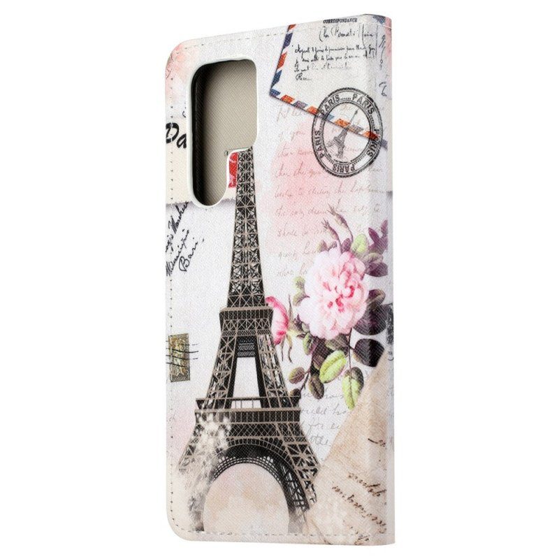Fodral Samsung Galaxy S23 Ultra 5G Vintage Eiffeltornet
