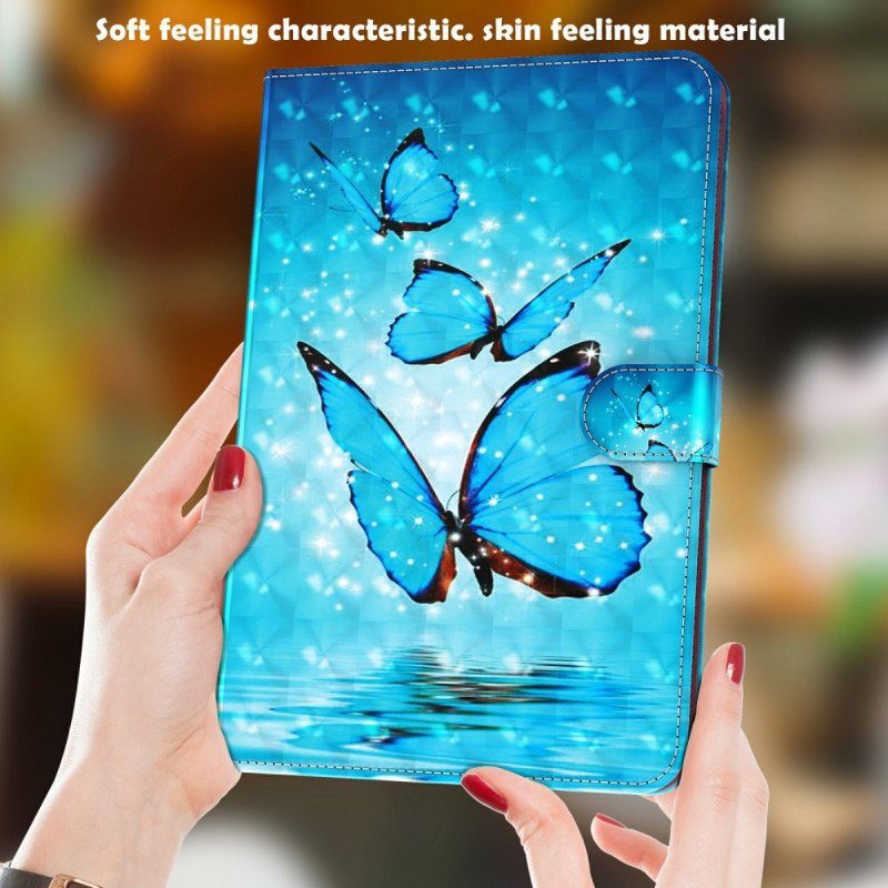 Fodral Samsung Galaxy Tab A8 (2021) Fjärilar