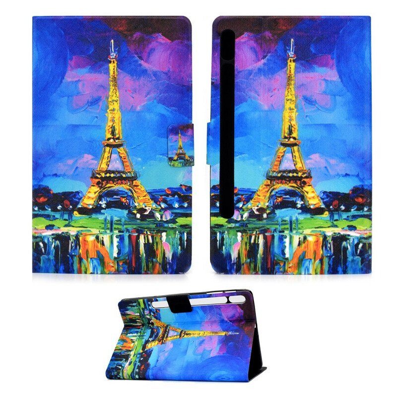 Fodral Samsung Galaxy Tab S8 / Tab S7 Eiffeltornet