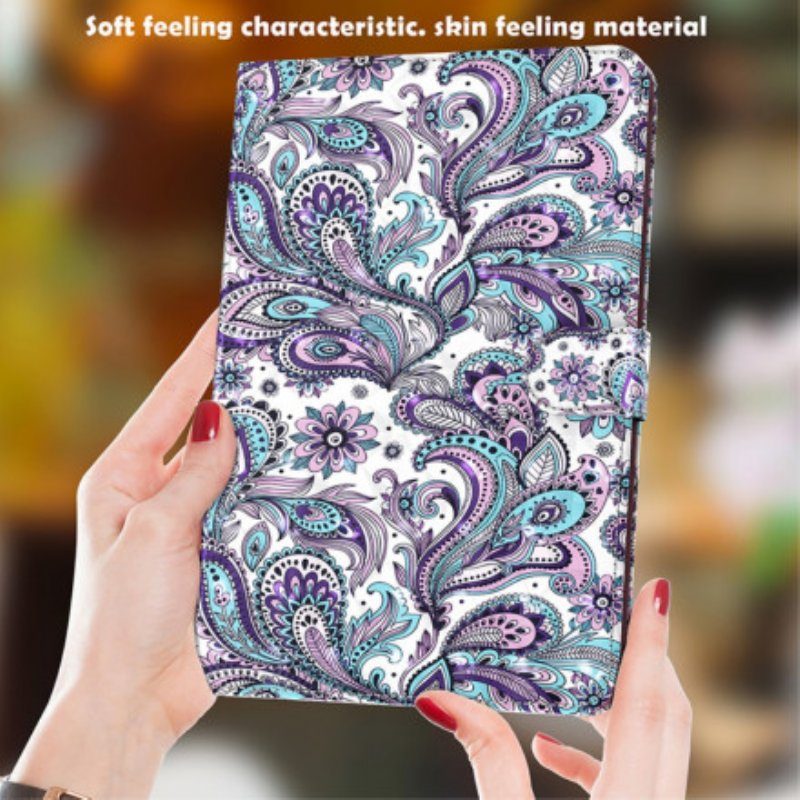 Fodral Samsung Galaxy Tab S8 / Tab S7 Paisley-mönster I Konstläder
