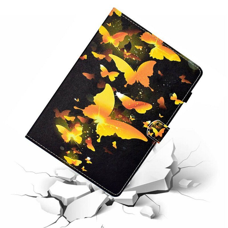 Fodral Samsung Galaxy Tab S8 / Tab S7 Unika Fjärilar