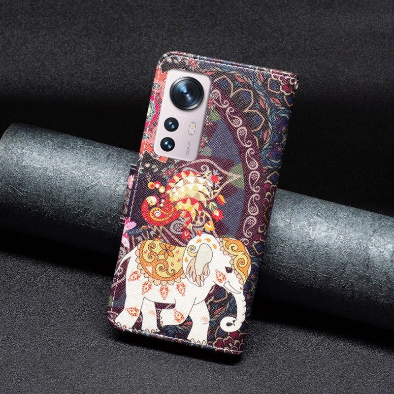 Fodral Xiaomi 12 / 12X Indiska Elefanter