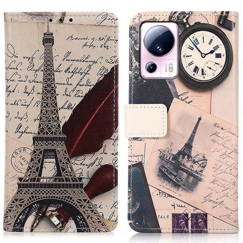 Fodral Xiaomi 13 Lite Poetens Eiffeltorn