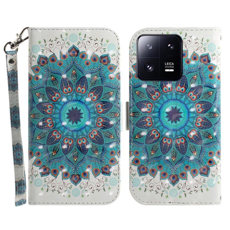 Fodral Xiaomi 13 Pro Med Kedjar Strappy Mandala
