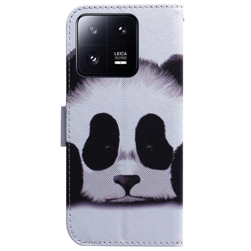 Fodral Xiaomi 13 Pro Med Kedjar Strappy Panda