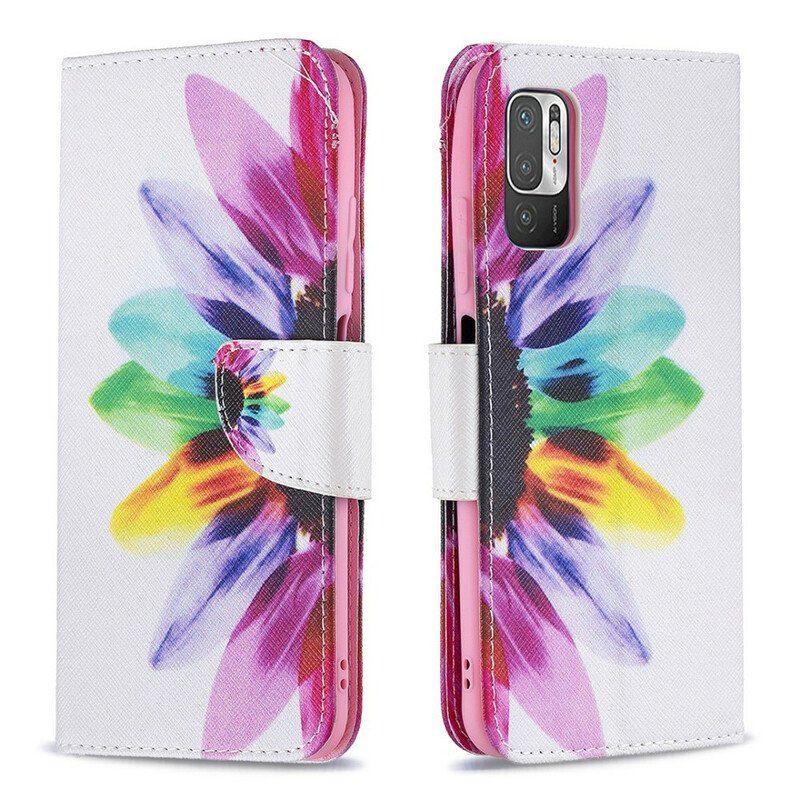 Fodral Xiaomi Redmi Note 10 5G Akvarell Blomma