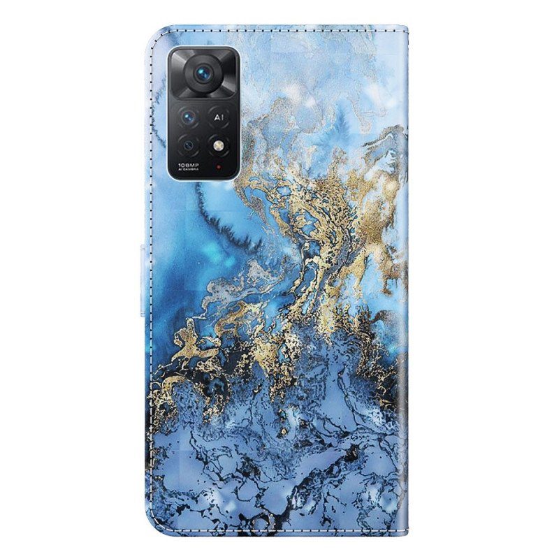 Fodral Xiaomi Redmi Note 11 Pro / 11 Pro 5G Marmordesign Med Snodd