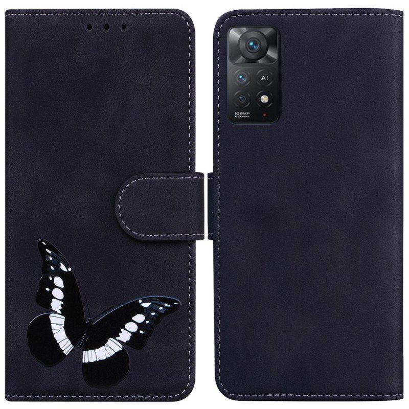 Fodral Xiaomi Redmi Note 11 Pro / 11 Pro 5G Skin-touch Butterfly
