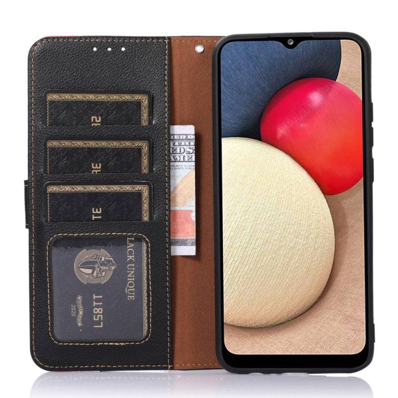 Fodral Xiaomi Redmi Note 12 4G Lychee Style Rfid Khazneh