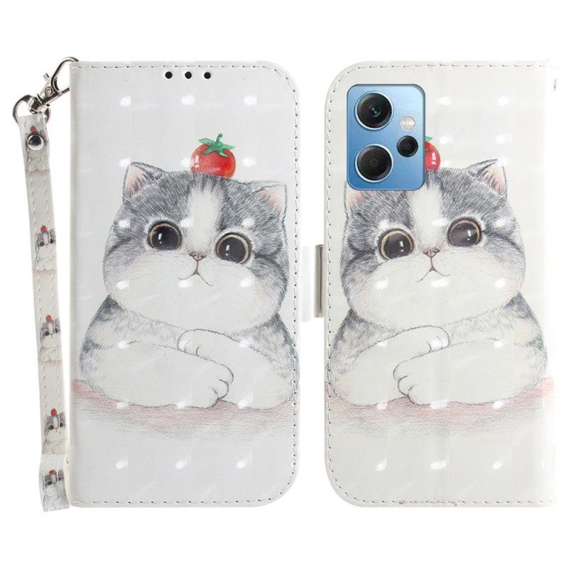 Fodral Xiaomi Redmi Note 12 4G Med Kedjar Original Thong Cat