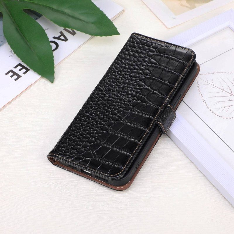 Fodral Xiaomi Redmi Note 12 Pro Plus Crocodile Style Rfid