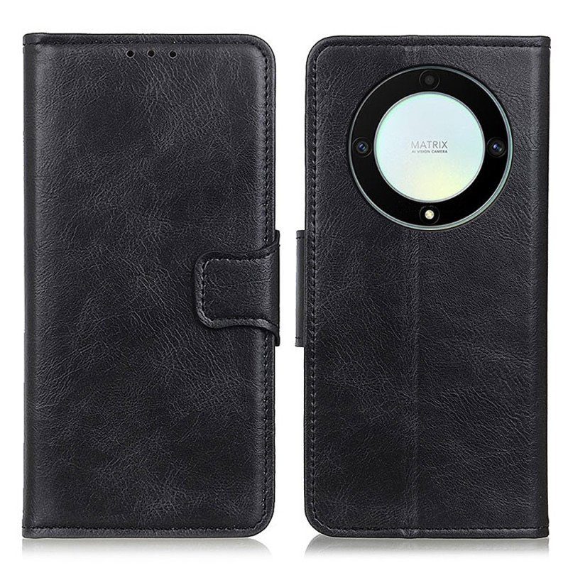Folio-fodral Honor Magic 5 Lite Stil Läderlås Vändbar