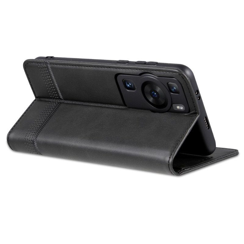 Folio-fodral Huawei P60 Pro Läderfodral Azns