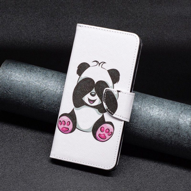 Folio-fodral iPhone 15 Plus Panda