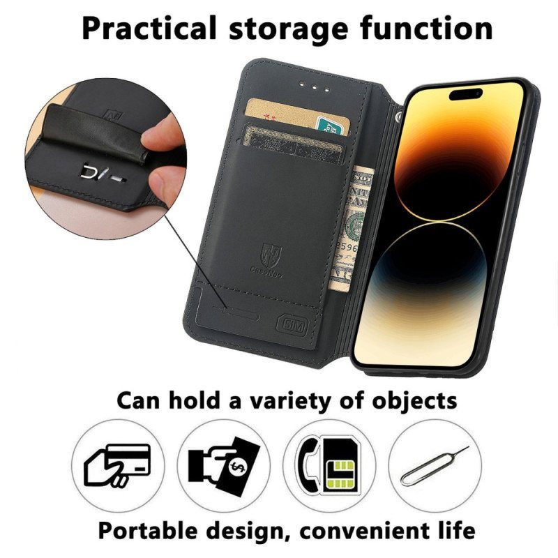 Folio-fodral iPhone 15 Pro Max Caseneo-diagram