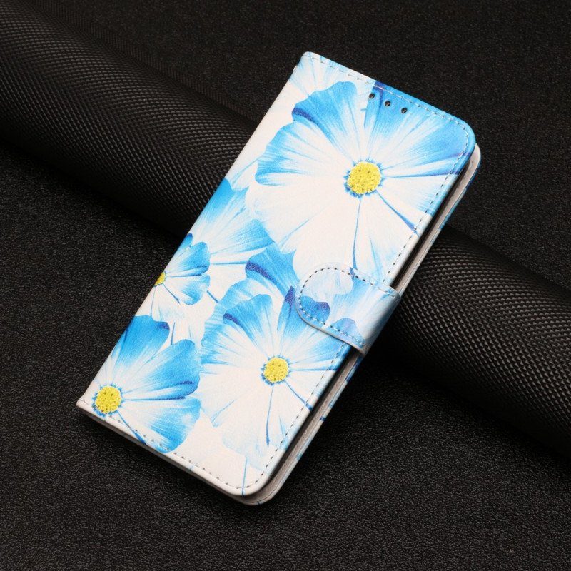 Folio-fodral Moto G73 5G Intensiva Blommor