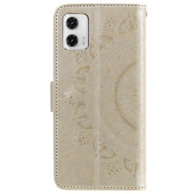 Folio-fodral Moto G73 5G Sol Mandala