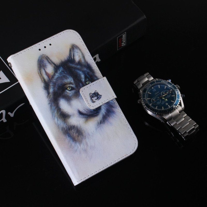 Folio-fodral OnePlus 11 5G Akvarell Hund