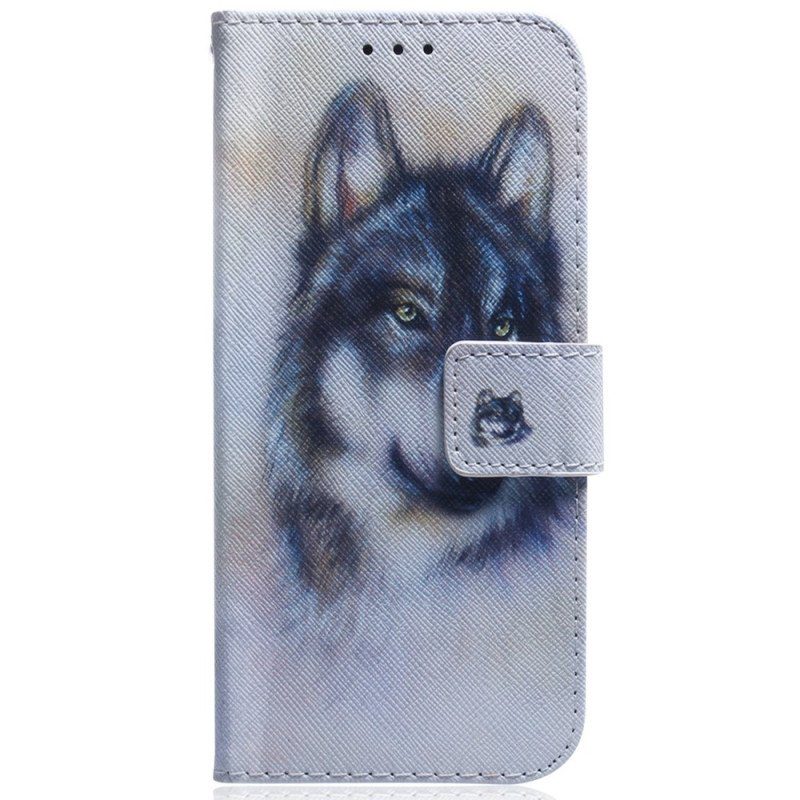 Folio-fodral OnePlus 11 5G Akvarell Hund