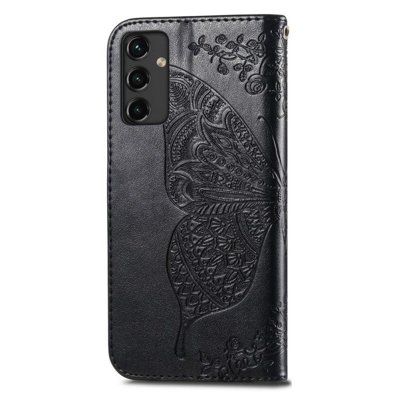 Folio-fodral Samsung Galaxy A14 / A14 5G Barock Fjäril