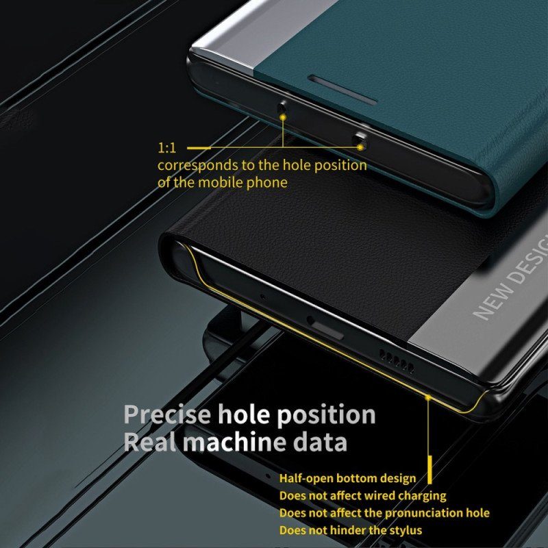 Folio-fodral Samsung Galaxy A14 / A14 5G Läderfodral Ny Design