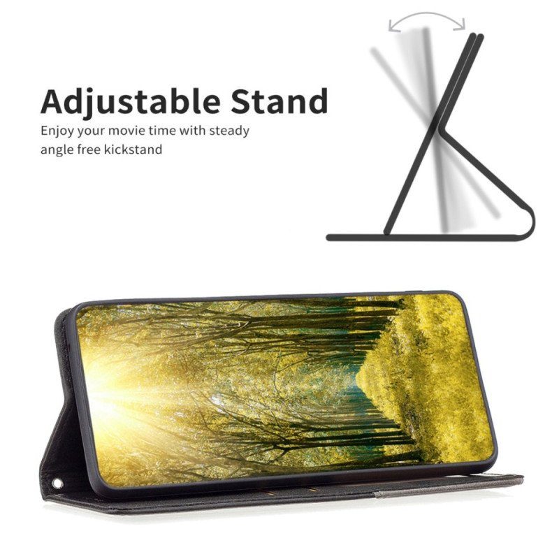 Folio-fodral Samsung Galaxy A14 / A14 5G Läderfodral Triangulär