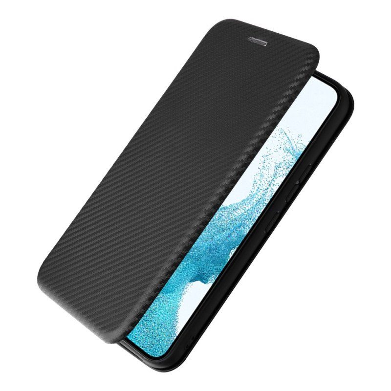 Folio-fodral Samsung Galaxy A54 5G Läderfodral Färgad Kolfiber