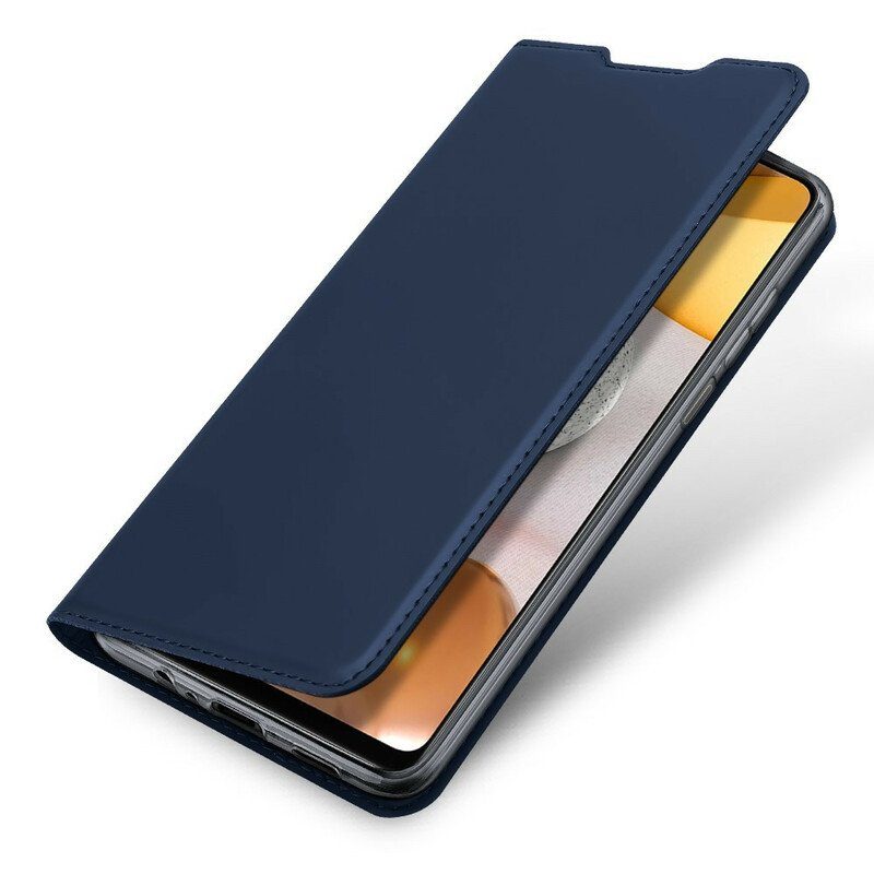 Folio-fodral Samsung Galaxy M12 / A12 Läderfodral Skin Pro Dux Ducis