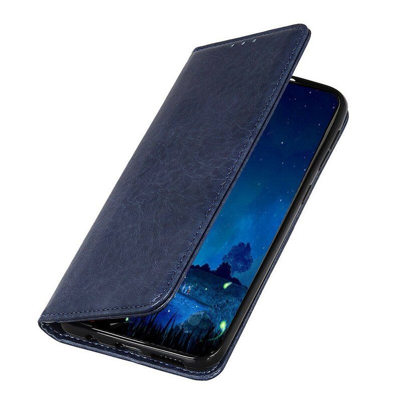 Folio-fodral Samsung Galaxy M12 / A12 Läderfodral Split Läderstil