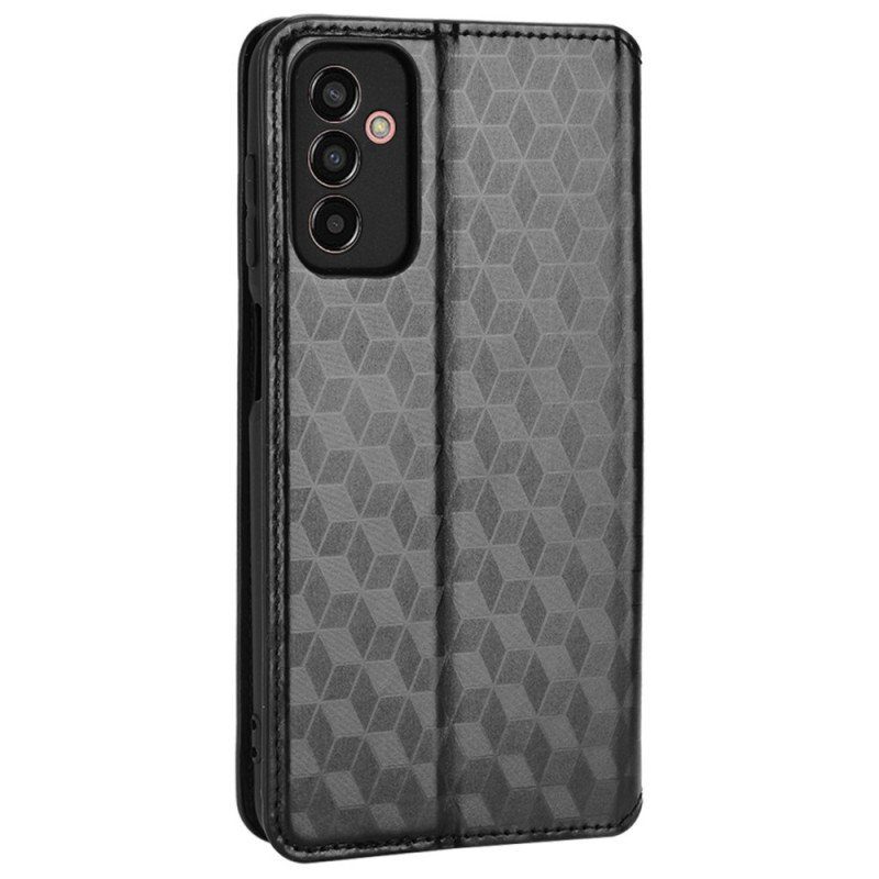 Folio-fodral Samsung Galaxy M13 Läderfodral 3d-kuber