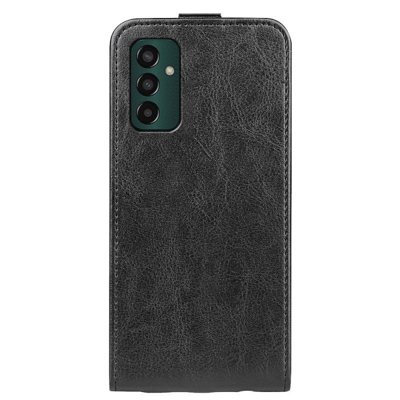 Folio-fodral Samsung Galaxy M13 Läderfodral Vertikal Klaff