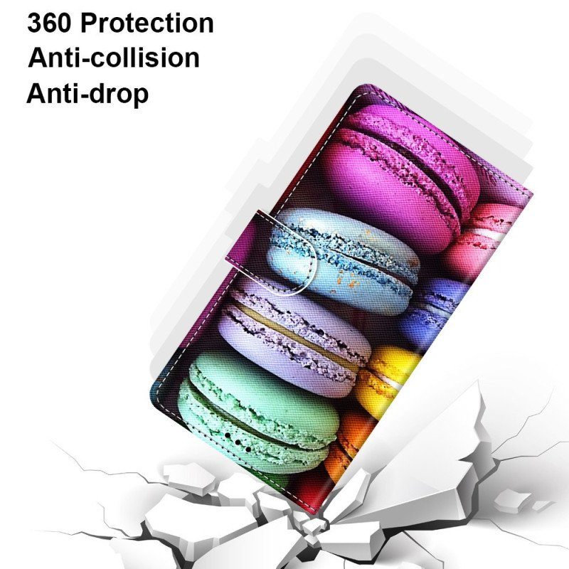 Folio-fodral Samsung Galaxy S23 Ultra 5G Macarons