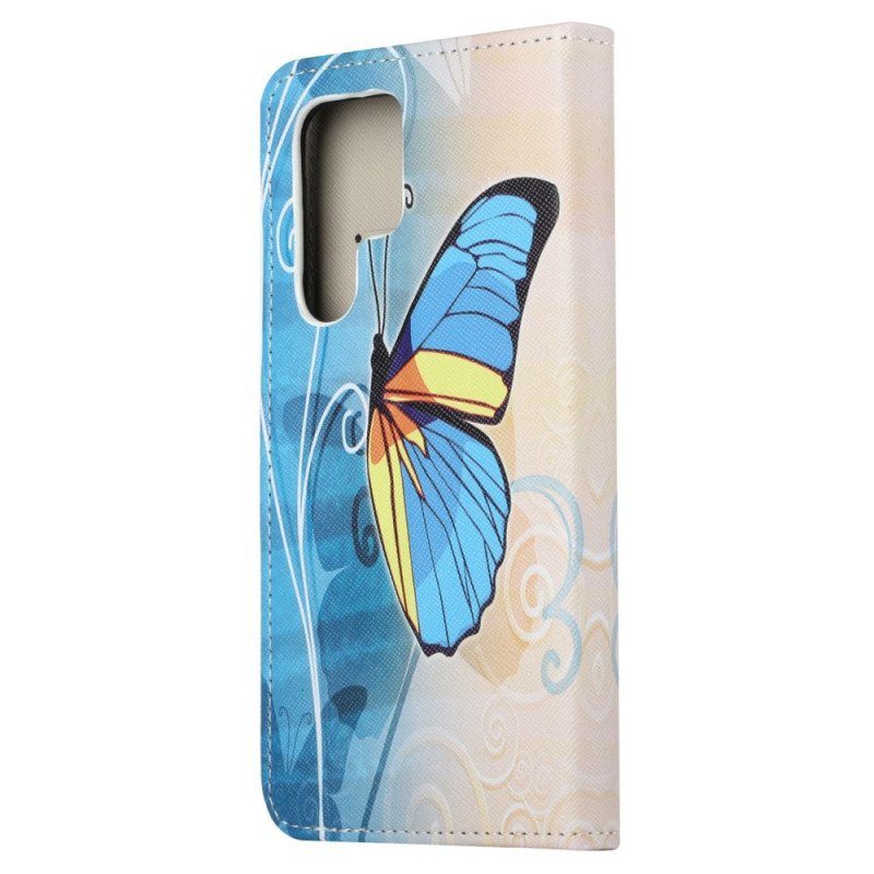 Folio-fodral Samsung Galaxy S23 Ultra 5G Sublima Fjärilar