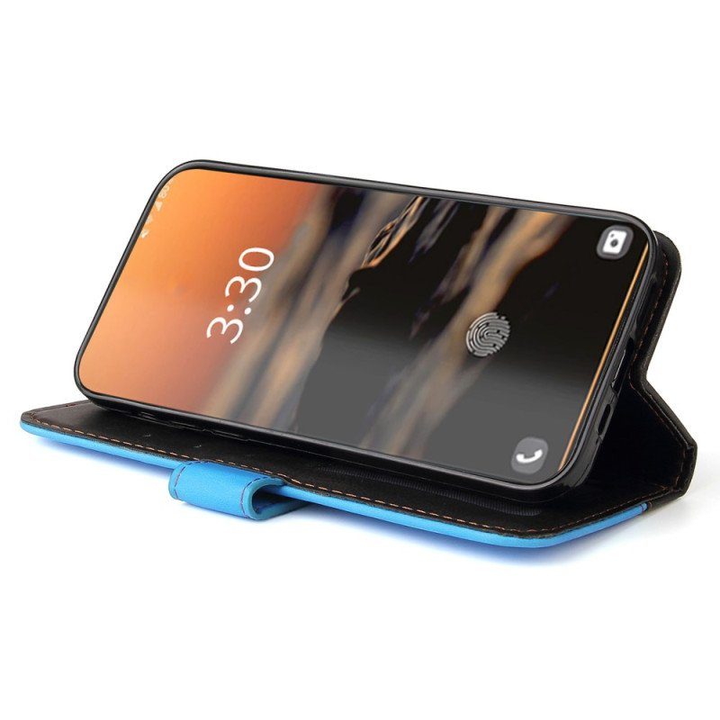 Folio-fodral Samsung Galaxy S23 Ultra 5G Två Tonig