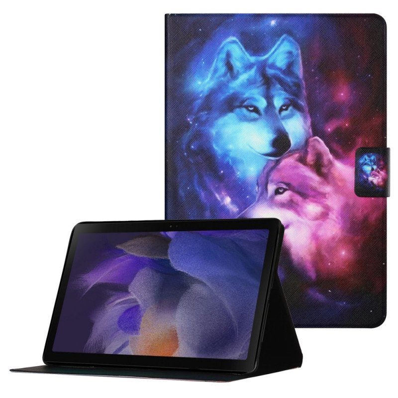 Folio-fodral Samsung Galaxy Tab A8 (2021) Ett Par Vargar