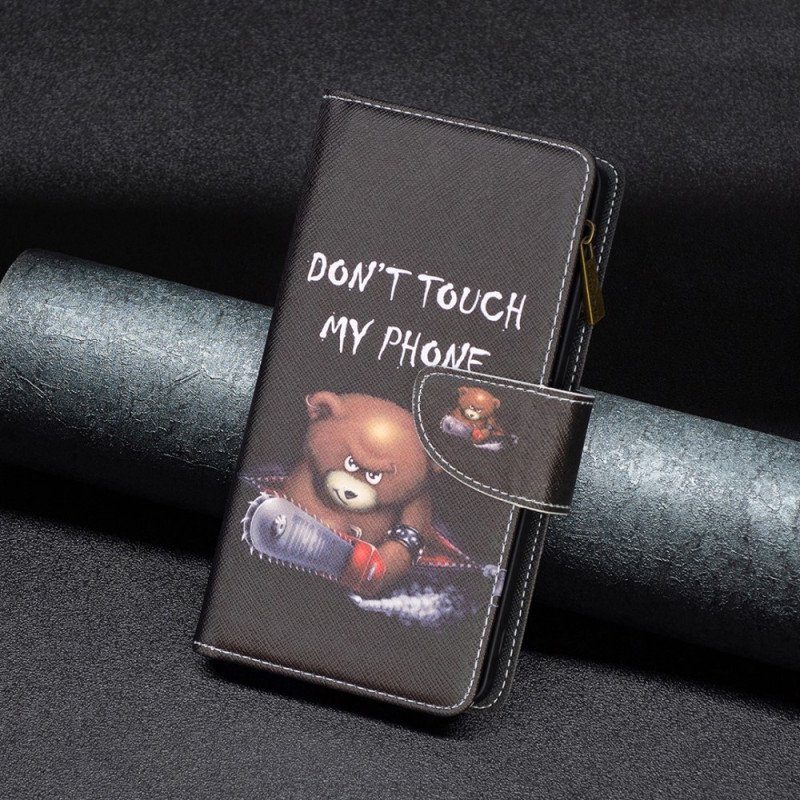 Folio-fodral Xiaomi 13 Blixtlåsficka Dangerous Bear