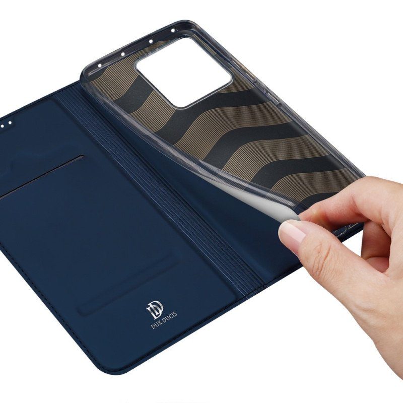 Folio-fodral Xiaomi 13 Läderfodral Skin Pro Dux Ducis