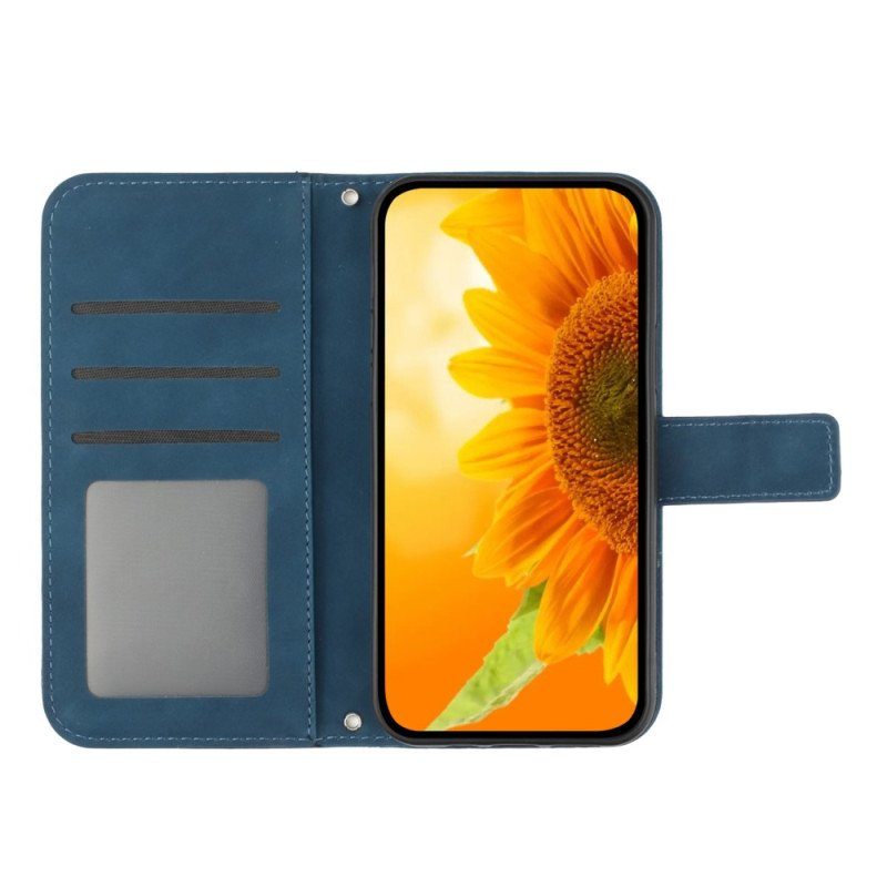 Folio-fodral Xiaomi 13 Pro Blomma Med Snodd