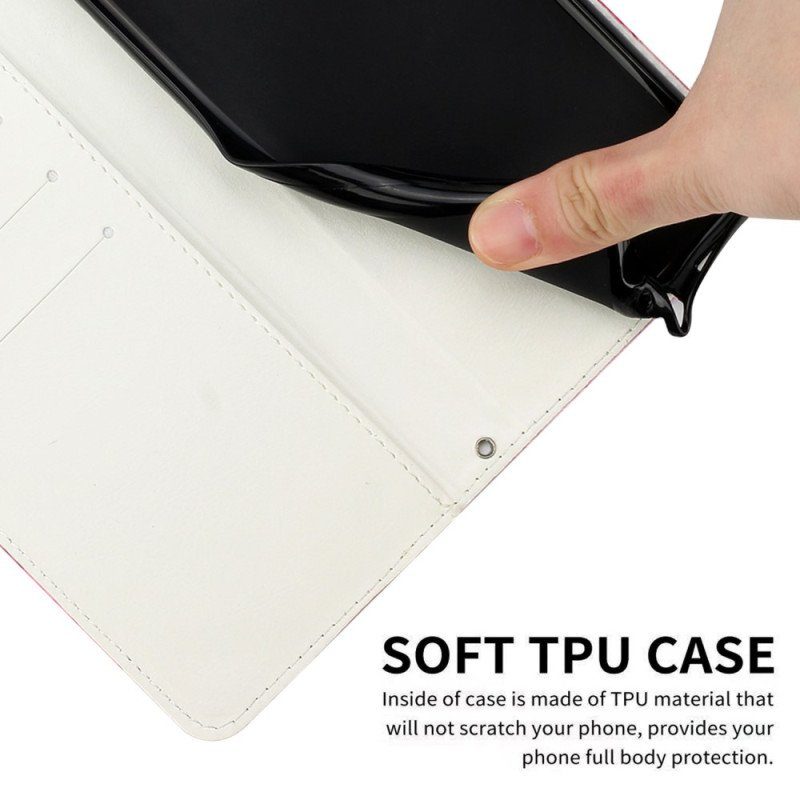 Folio-fodral Xiaomi 13 Pro Med Kedjar Strip Marmor