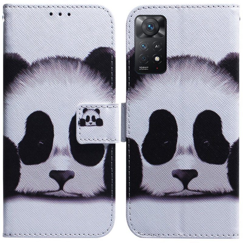 Folio-fodral Xiaomi Redmi Note 11 Pro / 11 Pro 5G Panda Ansikte
