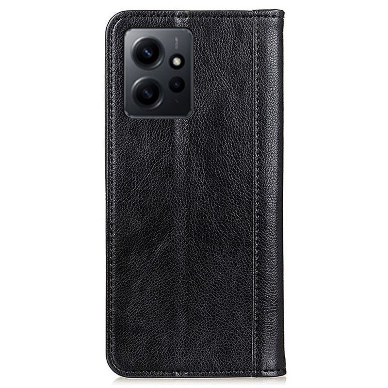 Folio-fodral Xiaomi Redmi Note 12 4G Läderfodral Vintage Split Läder