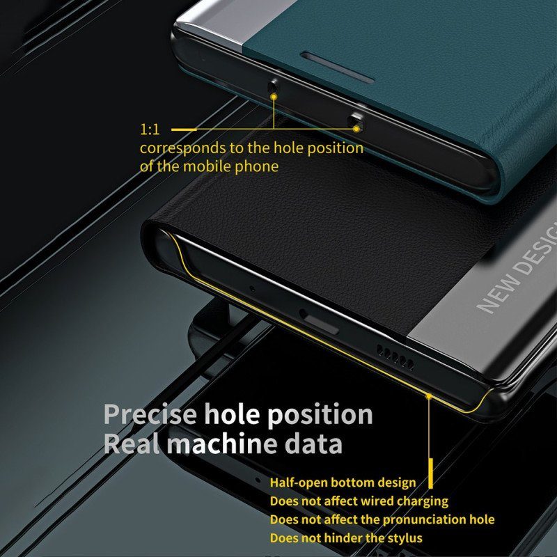 Folio-fodral Xiaomi Redmi Note 12 5G Läderfodral Ny Design