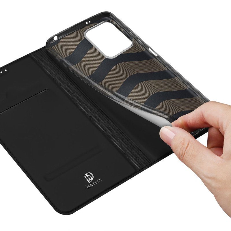 Folio-fodral Xiaomi Redmi Note 12 5G Läderfodral Skin-pro Series Dux Ducis