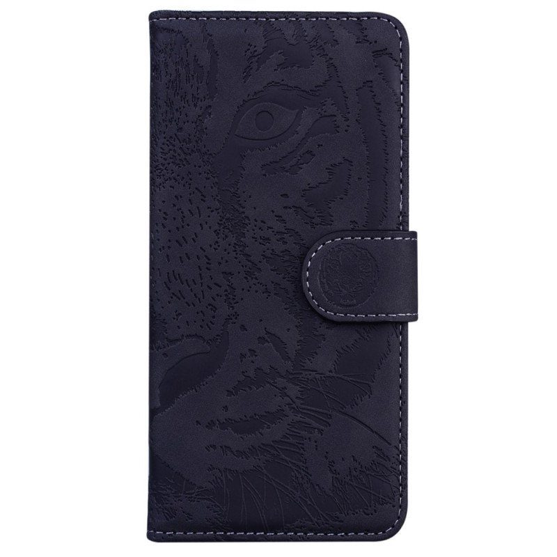 Läderfodral OnePlus 11 5G Tiger Fotavtryck