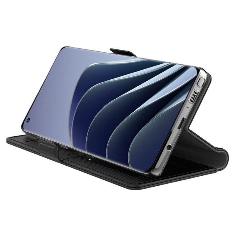 Läderfodral OnePlus Nord CE 3 Lite 5G Avtagbar Spegel Och Korthållare
