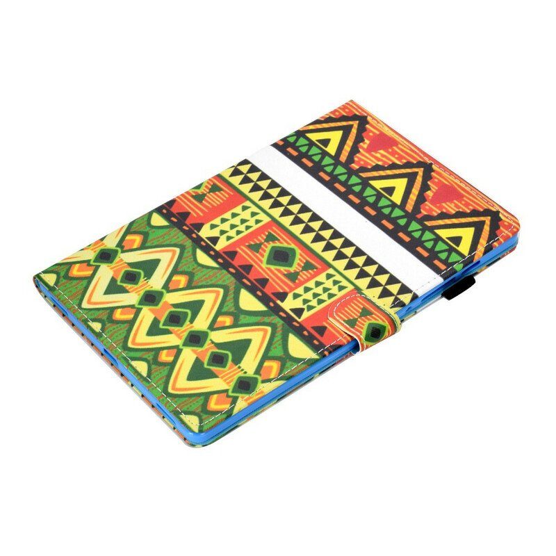 Läderfodral Samsung Galaxy Tab S8 / Tab S7 Aztec